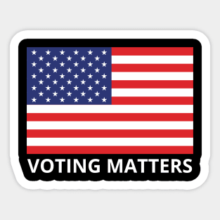 Voting Matters Sticker